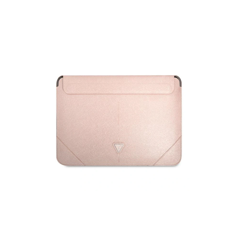 Hurtownia GSM - Etui Guess Sleeve GUCS16PSATLP 16 cali różowy/pink Saffiano Triangle Logo - GUE1645PNK - {ean13} - Hurt