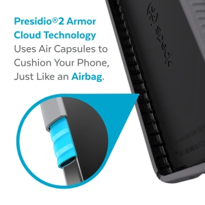 Hurtownia GSM - Etui Speck Presidio2 Grip MICROBAN Samsung Galaxy S22+ Plus (Grafitově šedá/Černá) - SPK315GRYBLK - {ean13} - Hurt