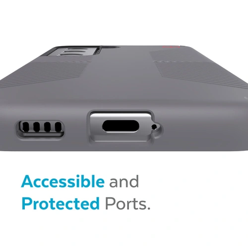 Etui Speck Presidio2 Grip MICROBAN Samsung Galaxy S22+ Plus (Graphite Grey/Black)