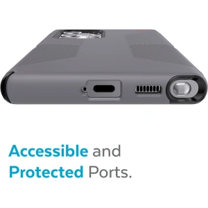 Hurtownia GSM - Etui Speck Presidio2 Grip MICROBAN Samsung Galaxy S22 Ultra (Graphitová šedá/Černá) - SPK317GRYBLK - {ean13} - Hurt