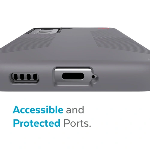 Etui Speck Presidio2 Grip MICROBAN Samsung Galaxy S22 (Graphite Grey/Black)