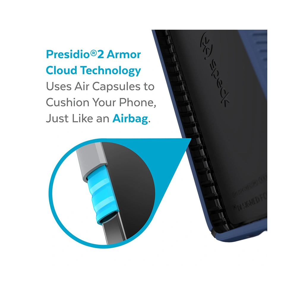 Hurtownia GSM - Etui Speck Presidio2 Grip MICROBAN Samsung Galaxy S22+ Plus (Coastal Blue/Black) - SPK319BLUBLK - {ean13} - Hurt