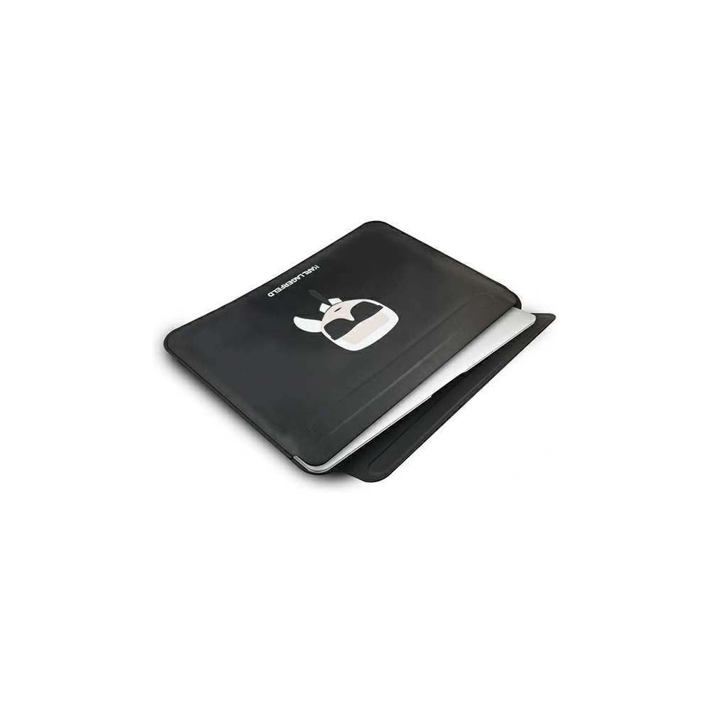 Hurtownia GSM - Etui Karl Lagerfeld Sleeve KLCS16KHBK 16 palců černý/black Ikonik Karl`s Head - KLD865BLK - {ean13} - Hurt