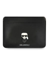 Etui Karl Lagerfeld Sleeve KLCS16PISFBK 16 cali czarny/black Saffiano Ikonik Karl