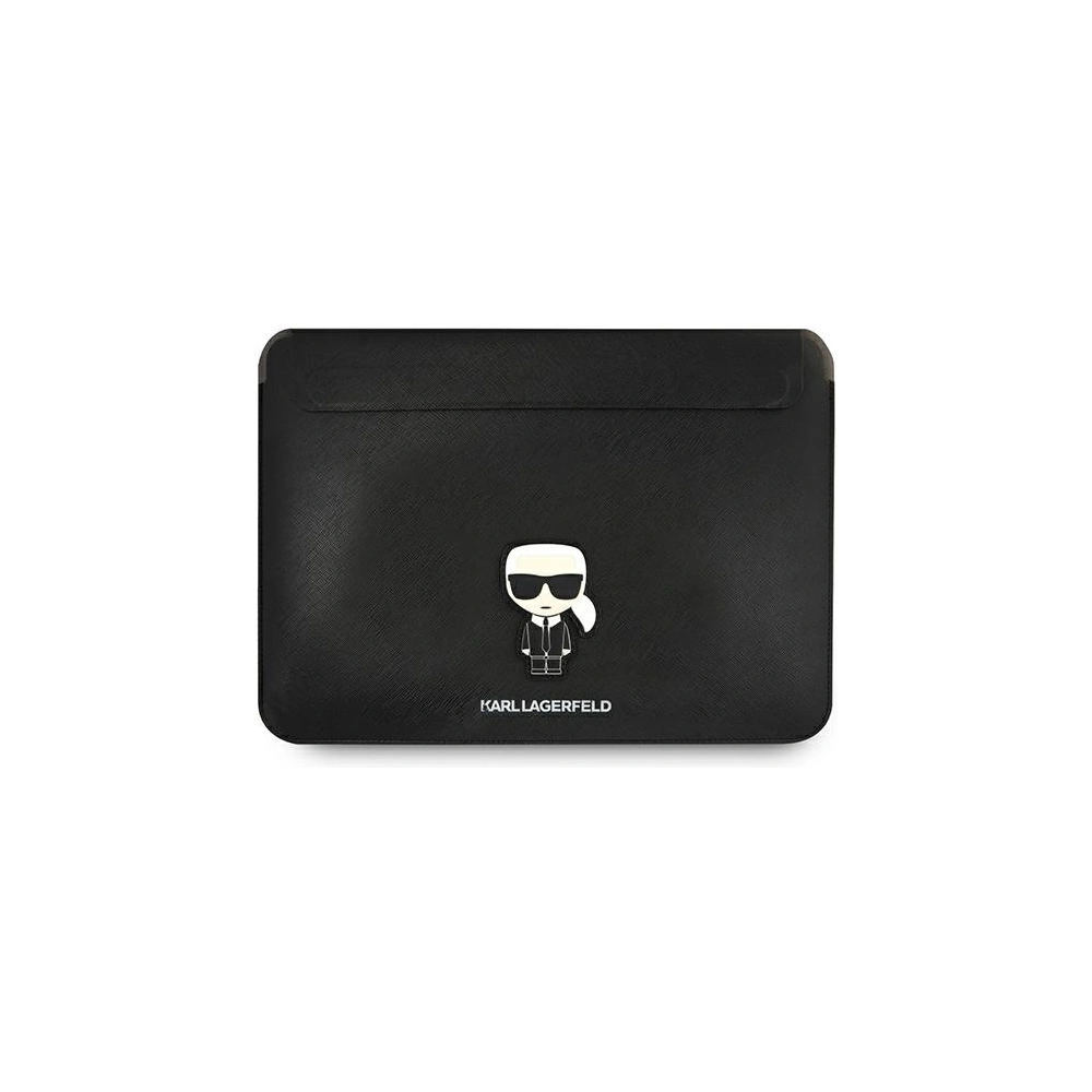 Hurtownia GSM - Etui Karl Lagerfeld Sleeve KLCS16PISFBK 16 palců černý/black Saffiano Ikonik Karl - KLD866BLK - {ean13} - Hurt