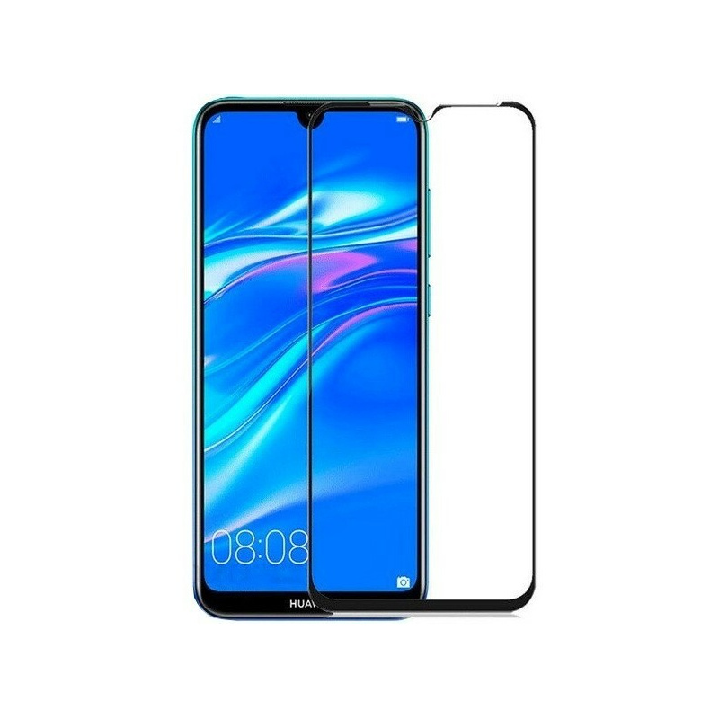 Home Screen Glass Huawei Y7 2019 Full Cover Black