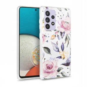 Etui Tech-Protect Floral Samsung Galaxy A53 5G White