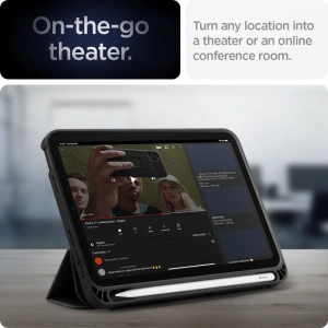 Hurtownia GSM - Etui Spigen Urban Fit Apple iPad mini 2021 (6. generációs) / iPad mini 8.3" 2024 7gen Fekete - SPN2163BLK - {ean13} - Hurt