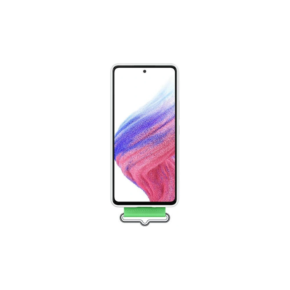 Hurtownia GSM - Etui Samsung Galaxy A53 5G EF-GA536TW bílý/white Silicone Cover Strap - SMG644WHT - {ean13} - Hurt