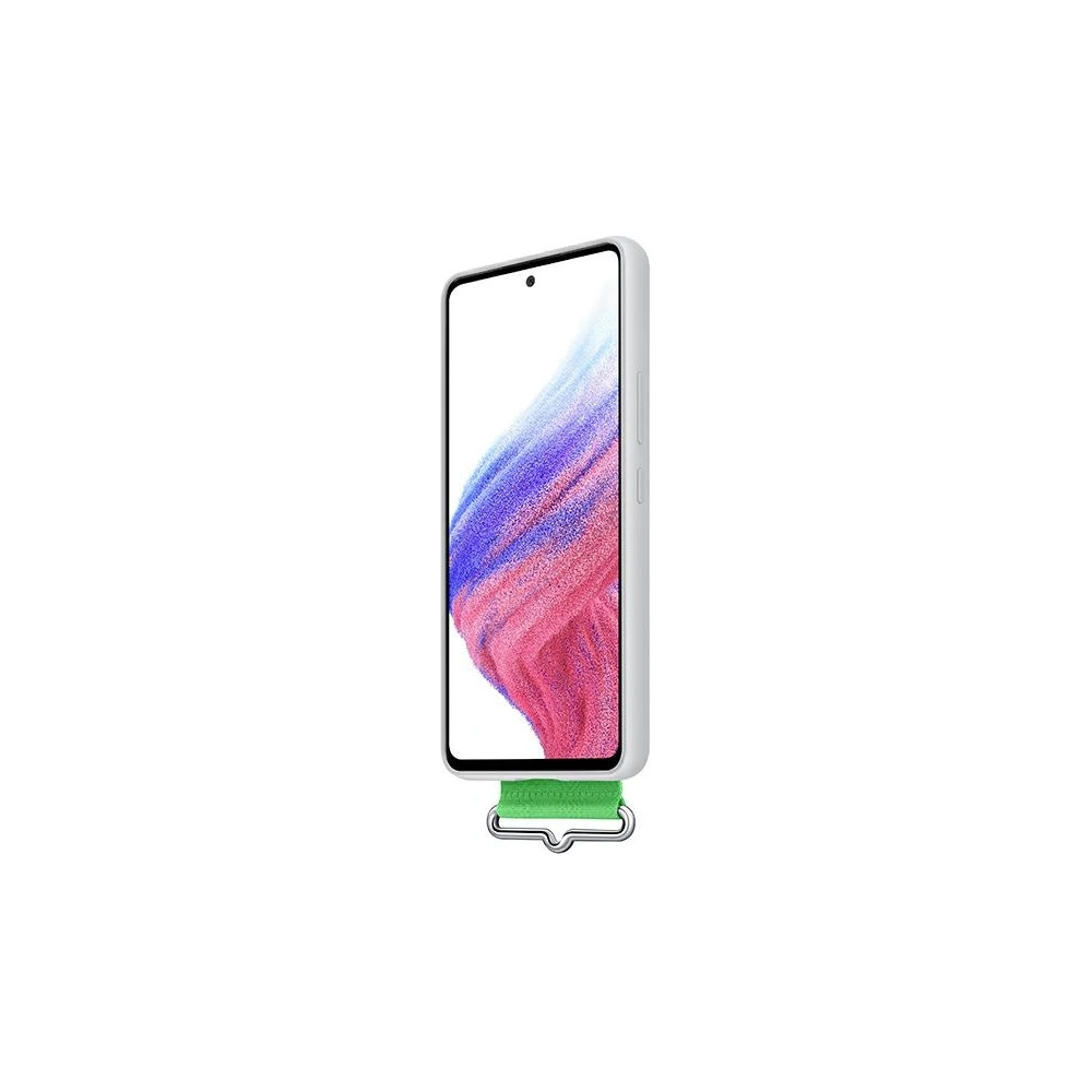 Hurtownia GSM - Etui Samsung Galaxy A53 5G EF-GA536TW biały/white Silicone Cover Strap - SMG644WHT - {ean13} - Hurt
