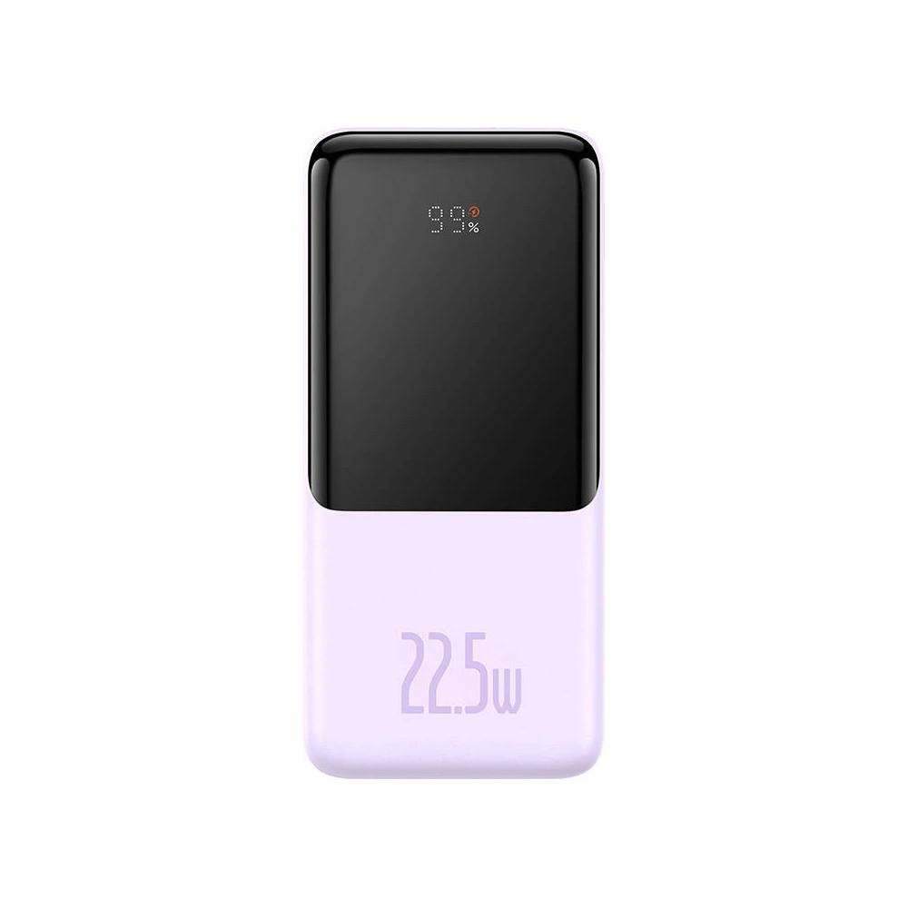 Hurtownia GSM - Powerbank Baseus Elf 10000mAh 22.5W + kabel USB-C, Lightning (fialový) - BSU3119PRP - {ean13} - Hurt