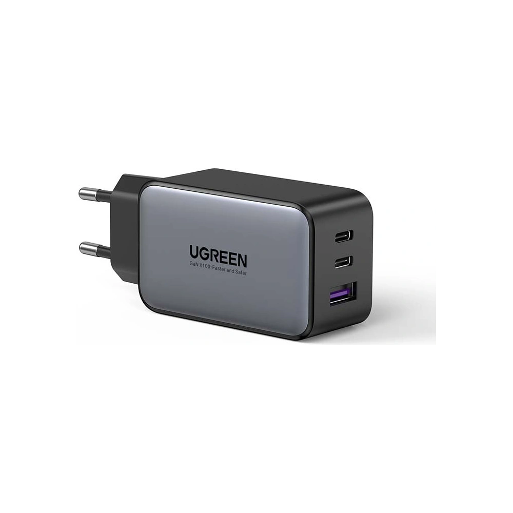 Hurtownia GSM - Síťová nabíječka UGREEN CD244, 1x USB-A QC4.0, 2x USB-C, 65W, PD3.0 (černá) - UGR1203BLK - {ean13} - Hurt