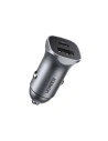 Auto nabíječka UGREEN CD130, USB-A+PD 3.0, USB-C, QC3.0 30W (šedá)