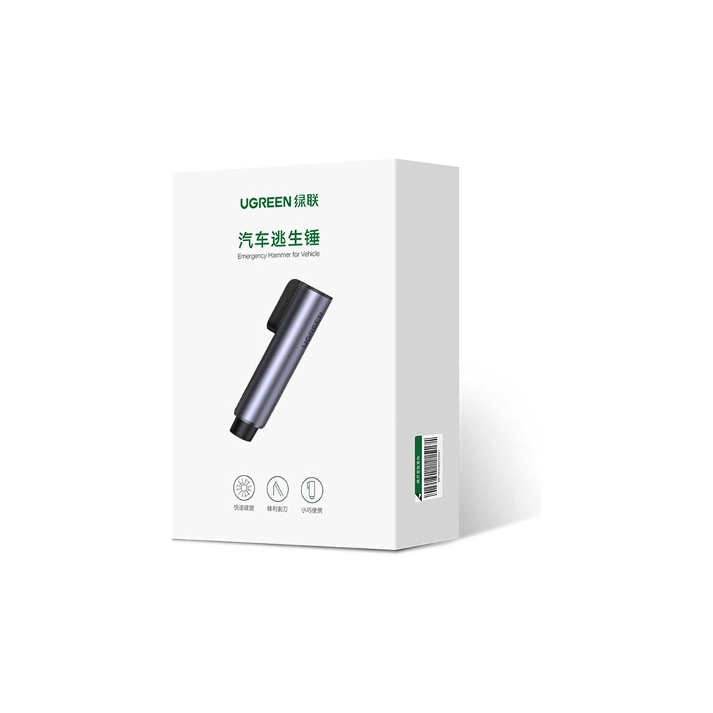 Hurtownia GSM - Nouzový kladivo na auto UGREEN LP254 (stříbrné) - UGR1210SLV - {ean13} - Hurt