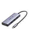 Adapter 4w1 UGREEN CM500 Hub USB-C do 3x USB 3.0 + HDMI2.1 8K (szary)