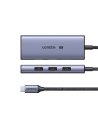 Wholesale UGREEN CM500 4-in-1 Adapter USB-C to 3x USB 3.0 + HDMI2.1 8K (Grey) - UGR1213GRY - {ean13} - Hurt
