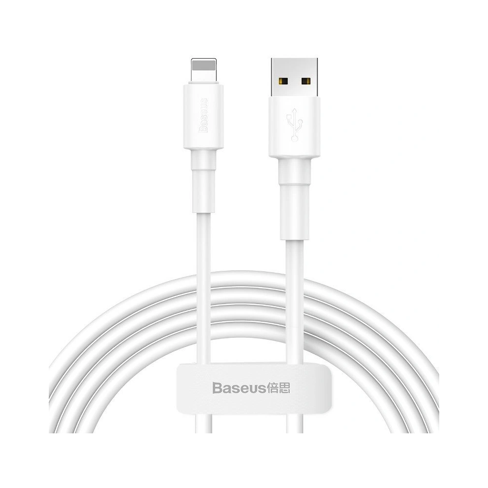 Hurtownia GSM - Kabel USB Lightning Baseus Mini 2.4A 1m (biały) - BSU3121WHT - {ean13} - Hurt