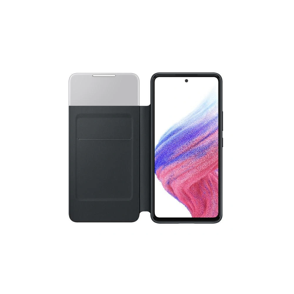 Hurtownia GSM - Etui Samsung Galaxy A53 5G EF-EA536PB černé/black S View Wallet Cover - SMG645BLK - {ean13} - Hurt