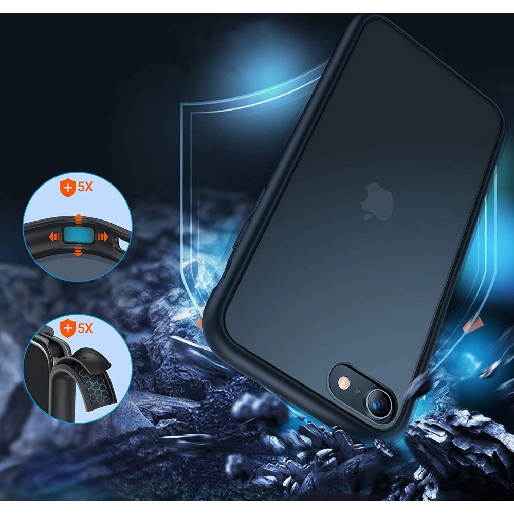 Hurtownia GSM - Etui Tech-Protect Mattfit Apple iPhone SE 2022/SE 2020/8/7 černé - THP880BLK - {ean13} - Hurt