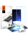Hurtownia GSM - Tvrzené sklo s UV lepidlem Spigen Glas.TR Platinum Samsung Galaxy S22 Ultra - SPN2164 - {ean13} - Hurt