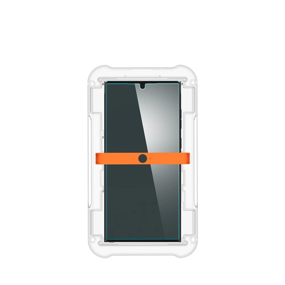 Hurtownia GSM - Tvrzené sklo s UV lepidlem Spigen Glas.TR Platinum Samsung Galaxy S22 Ultra - SPN2164 - {ean13} - Hurt
