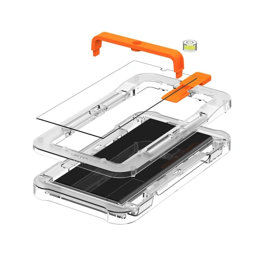 Szkło hartowane z klejem UV Spigen Glas.TR Platinum Samsung Galaxy S22 Ultra