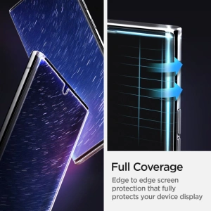 Hurtownia GSM - Tvrzené sklo s UV lepidlem Spigen Glas.TR Platinum Samsung Galaxy S22 Ultra - SPN2164 - {ean13} - Hurt