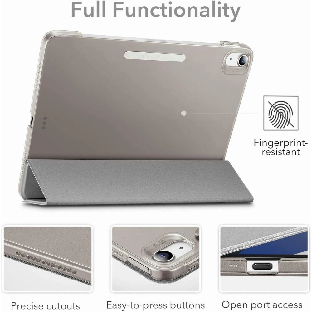 Wholesale ESR Ascend Trifold Apple iPad Air 10.9 2020/2022 (4 i 5 gen) / iPad Air 11 2024 (6 gen) Silver Grey - ESR473SLVGRY - {ean13} - Hurt