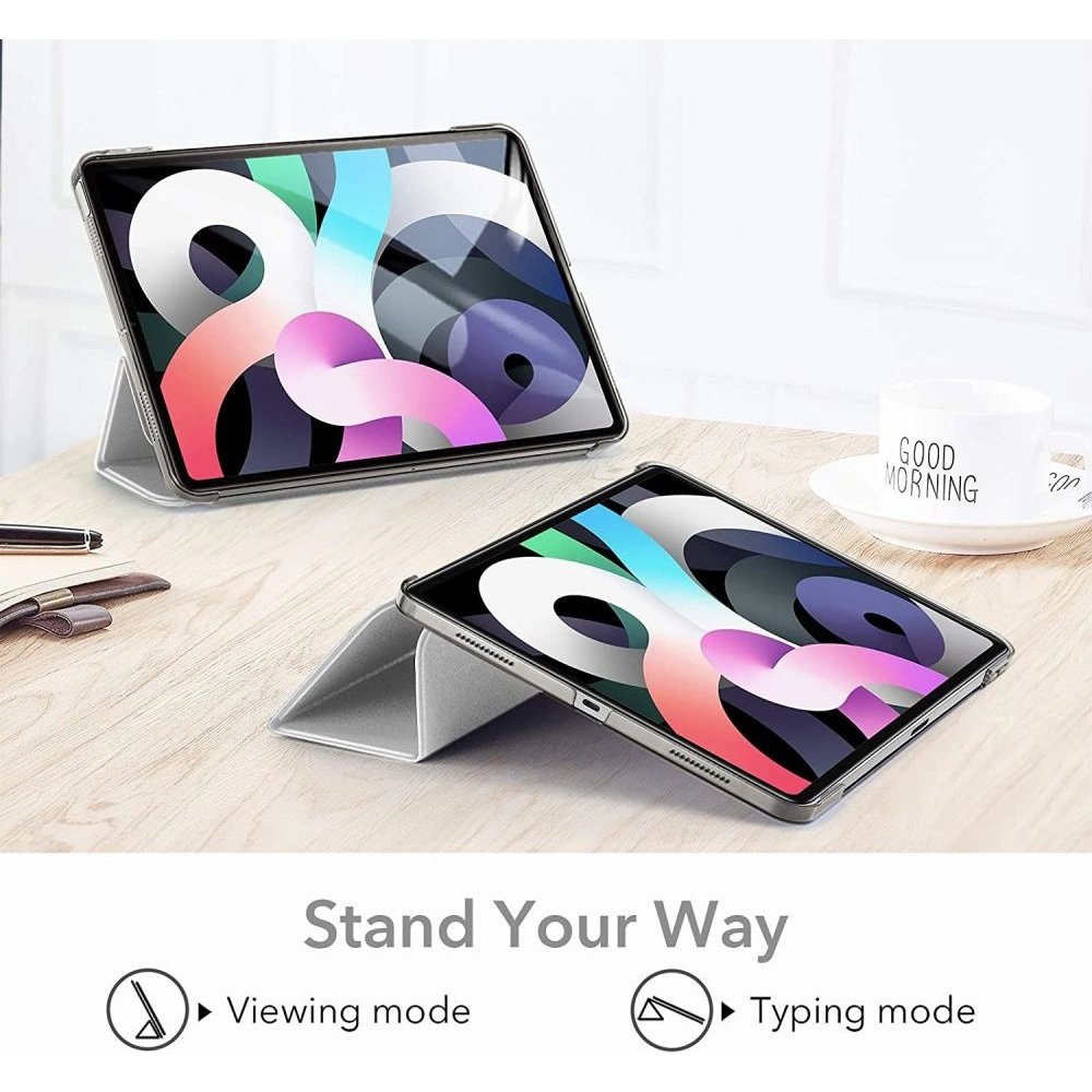 Hurtownia GSM - Etui ESR Ascend Trifold Apple iPad Air 10.9 2020/2022 (4. i 5. generacji) / iPad Air 11 2024 (6. generacji) Silver Grey - ESR473SLVGRY - {ean13} - Hurt
