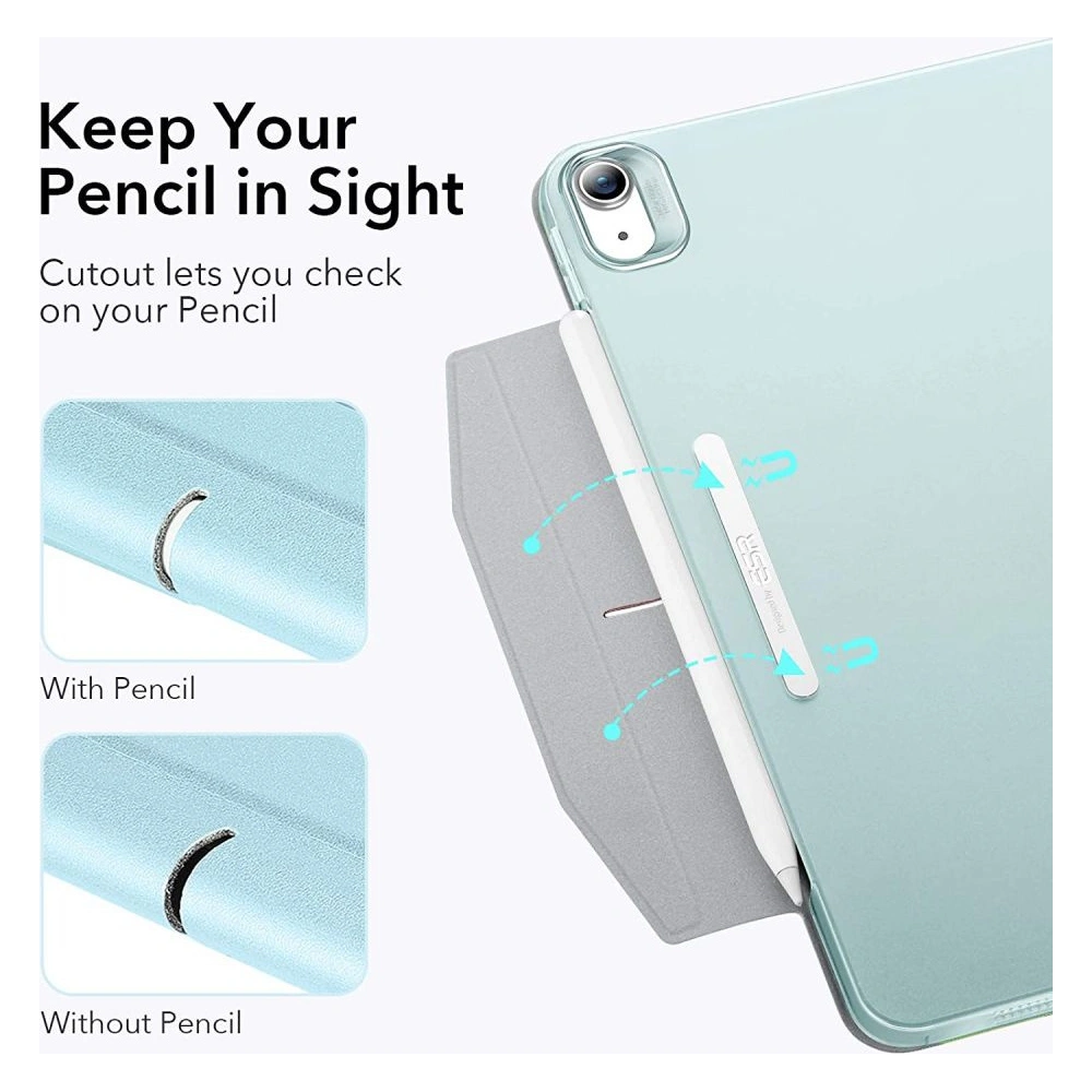Wholesale ESR Ascend Trifold Apple iPad Air 10.9 2020/2022 (4 i 5 gen) / iPad Air 11 2024 (6 gen) Sky Blue - ESR474SKYBLU - {ean13} - Hurt