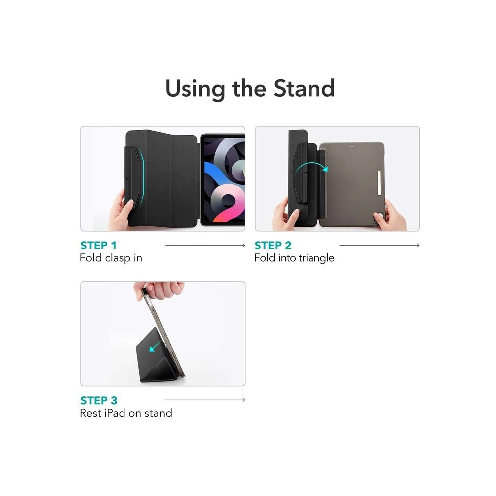 Hurtownia GSM - Etui ESR Ascend Trifold Apple iPad Air 10.9 2020/2022 (4. i 5. generacji) / iPad Air 11 2024 (6. generacji) Sky Blue - ESR474SKYBLU - {ean13} - Hurt