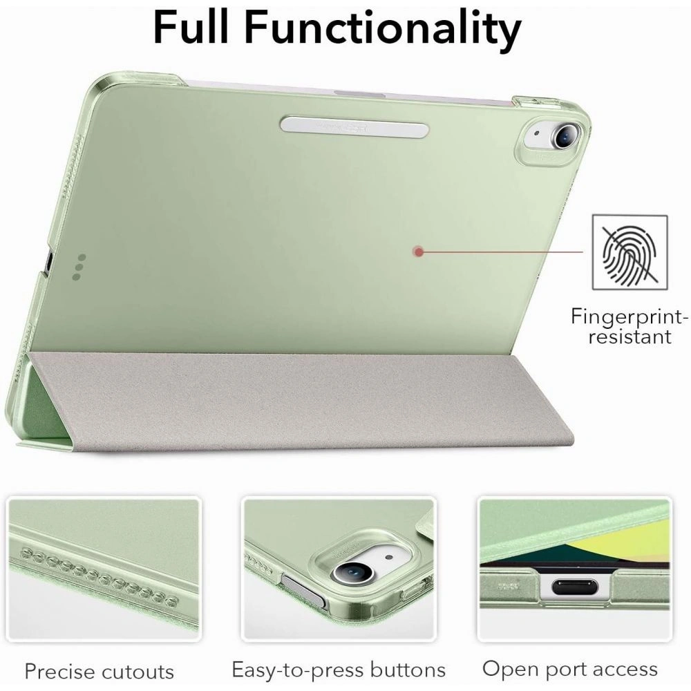 Hurtownia GSM - Etui ESR Ascend Trifold Apple iPad Air 10.9 2020/2022 (4. i 5. generacji) / iPad Air 11 2024 (6. generacji) Mint Green - ESR475MNTGRN - {ean13} - Hurt