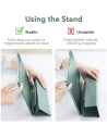 Wholesale ESR Ascend Trifold Apple iPad Air 10.9 2020/2022 (4 i 5 gen) / iPad Air 11 2024 (6 gen) Forest Green - ESR476FORGRN - {ean13} - Hurt