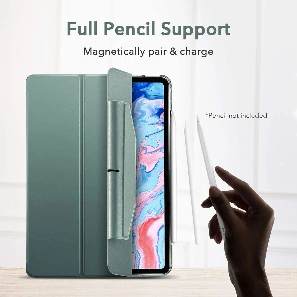 Hurtownia GSM - Etui ESR Ascend Trifold Apple iPad Air 10.9 2020/2022 (4. a 5. generace) / iPad Air 11 2024 (6. generace) Forest Green - ESR476FORGRN - {ean13} - Hurt