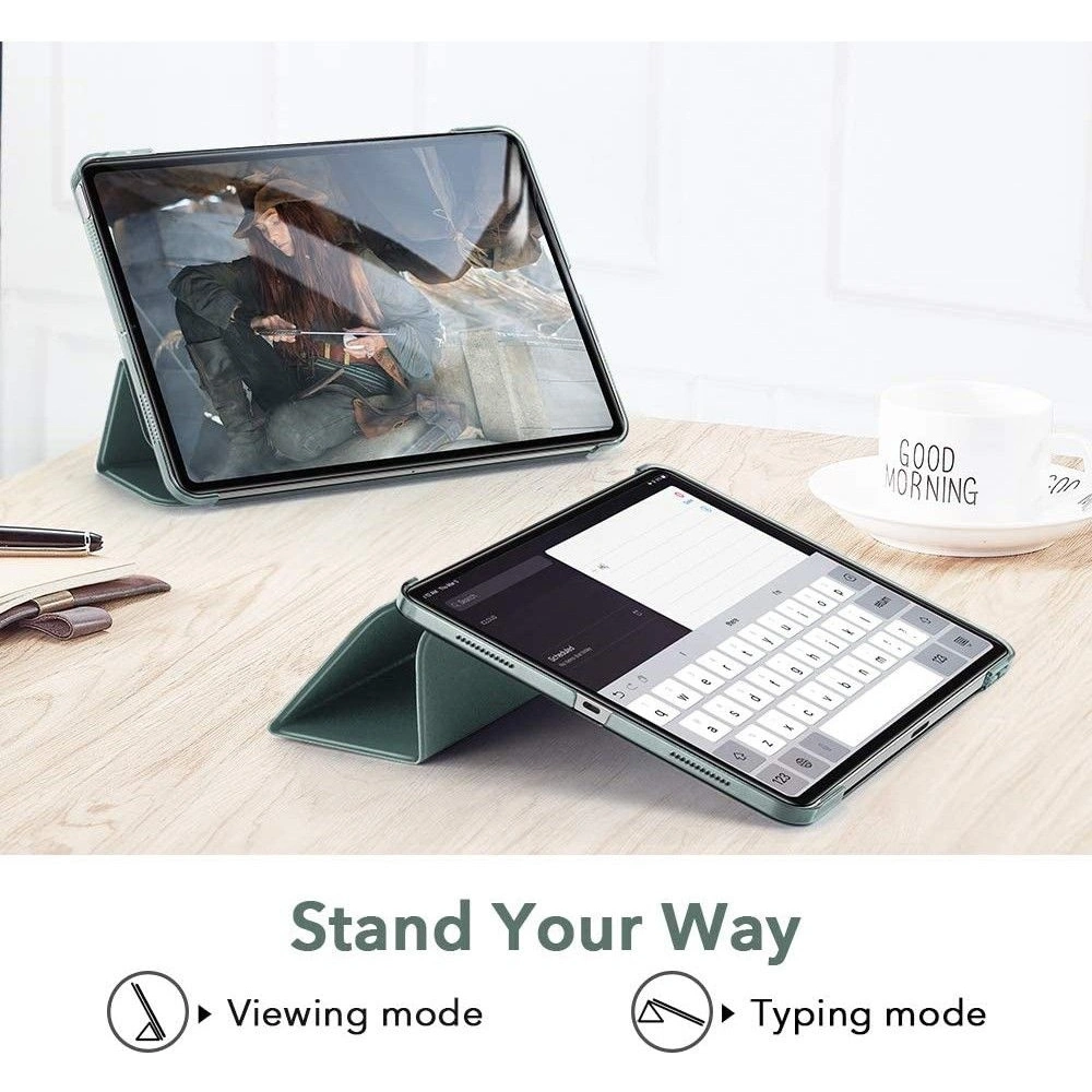 Hurtownia GSM - Etui ESR Ascend Trifold Apple iPad Air 10.9 2020/2022 (4. a 5. generace) / iPad Air 11 2024 (6. generace) Forest Green - ESR476FORGRN - {ean13} - Hurt