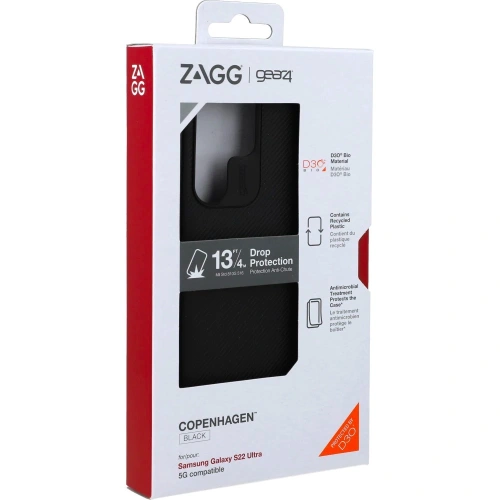 Etui GEAR4 Copenhagen Samsung Galaxy S22 Ultra (czarna)