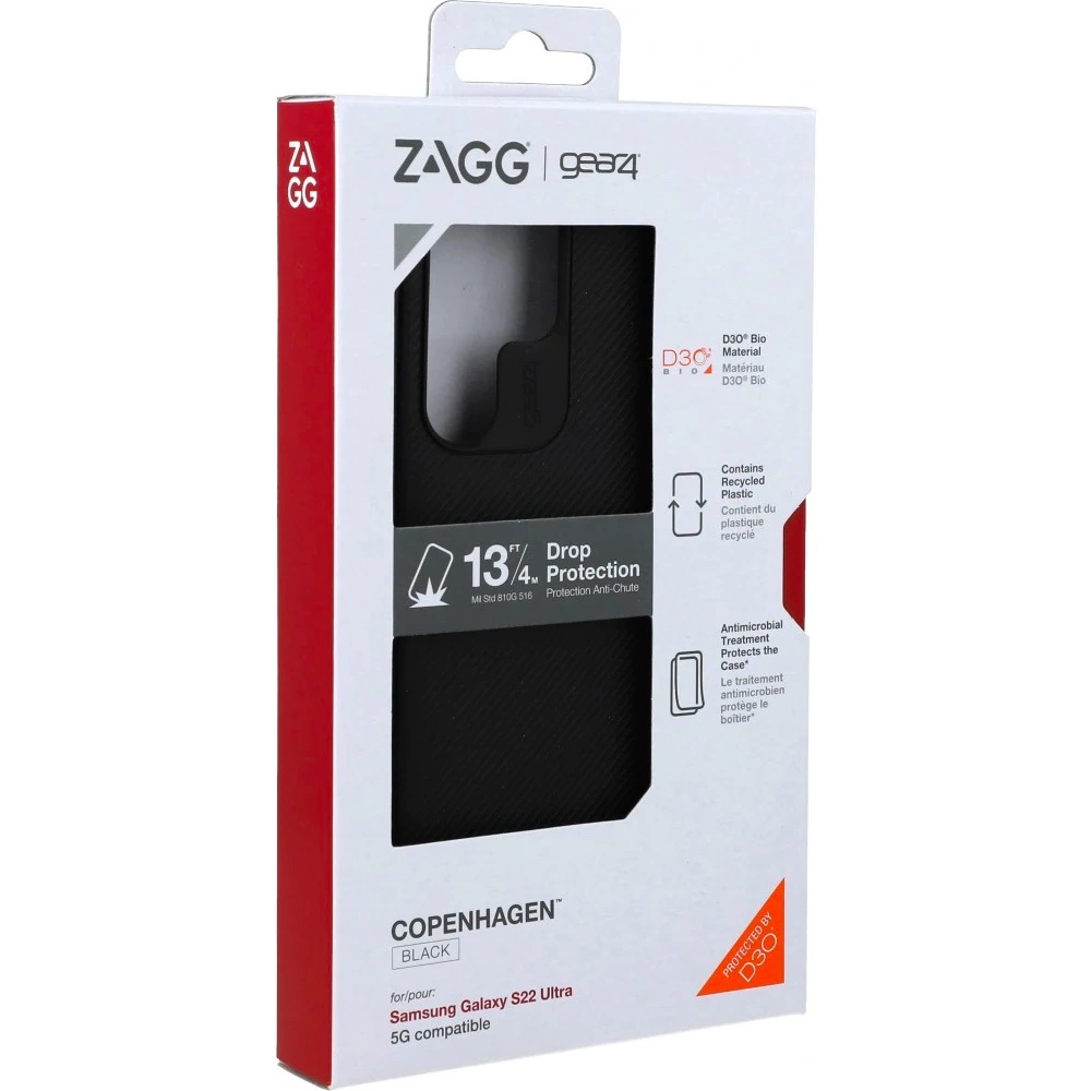 Hurtownia GSM - Etui GEAR4 Copenhagen Samsung Galaxy S22 Ultra (černá) - GER138BLK - {ean13} - Hurt