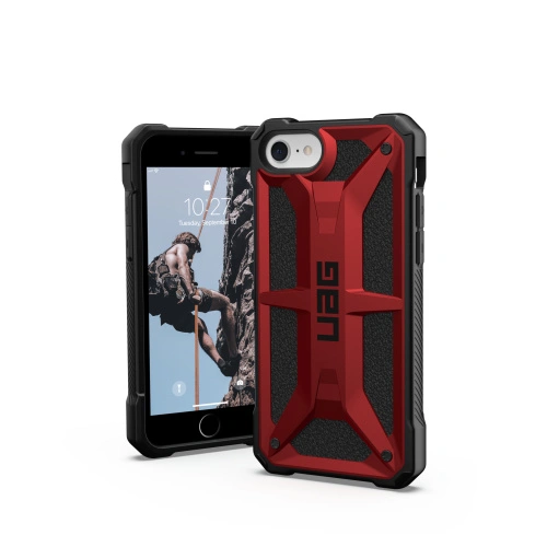 Etui UAG Urban Armor Gear Monarch Apple iPhone SE 2022/SE 2020/8/7 (czerwona)