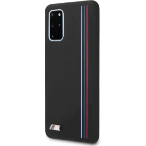 Hurtownia GSM - Etui BMW BMHCS67SIVTBK Samsung Galaxy S20+ Plus černý/black Silicone Stripes M Collection - BMW287BLK - {ean13} - Hurt