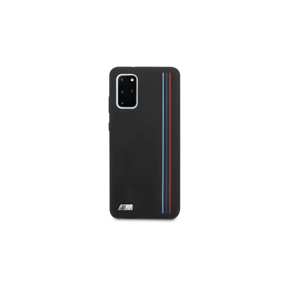 Hurtownia GSM - Etui BMW BMHCS67SIVTBK Samsung Galaxy S20+ Plus černý/black Silicone Stripes M Collection - BMW287BLK - {ean13} - Hurt