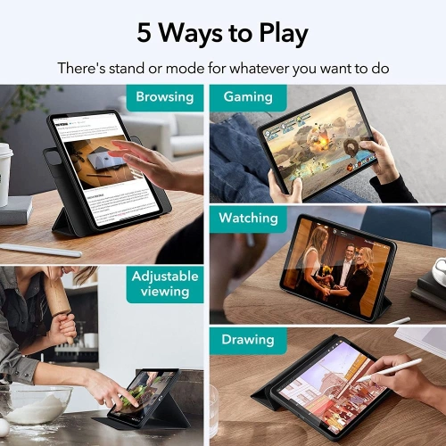 Etui ESR Rebound Hybrid Apple iPad Pro 11 2020/2021 (2. i 3. gen)/iPad Air 10.9 2020/2022 (4. i 5. gen) Frosted Grey