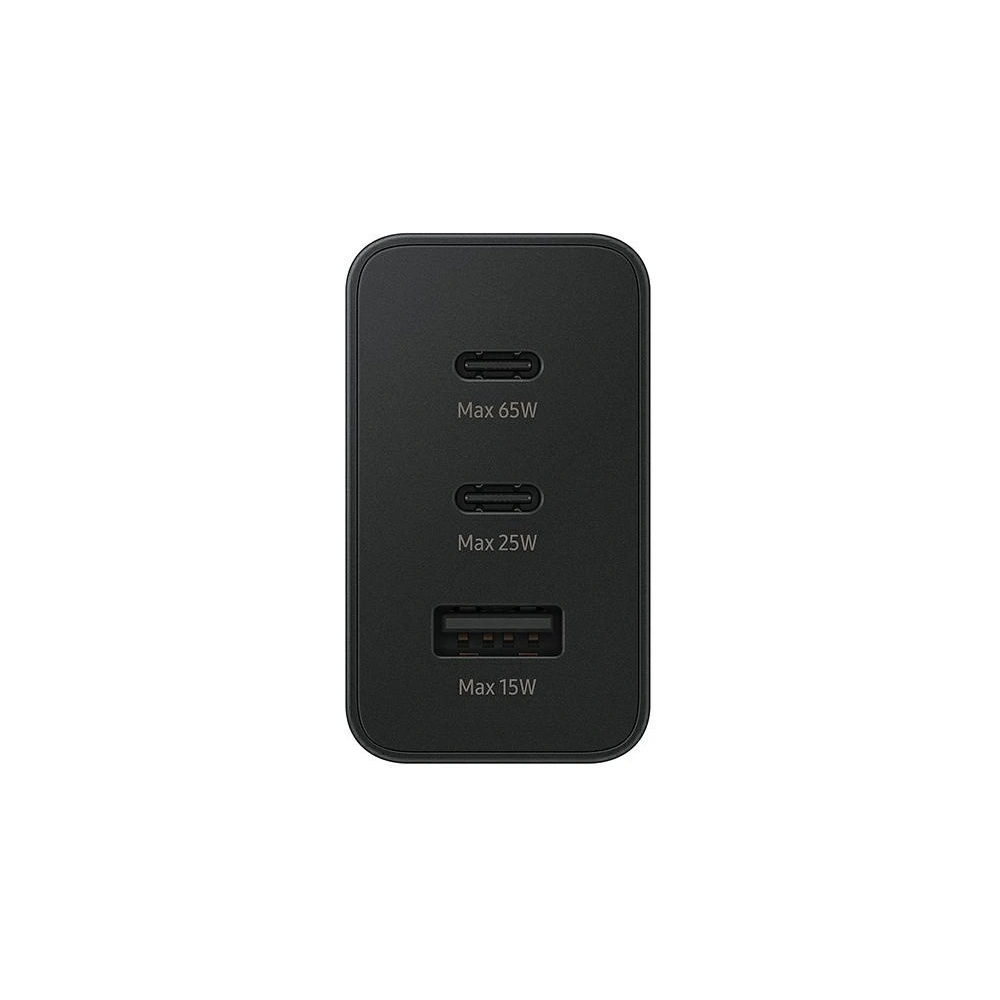 Hurtownia GSM - Ładowarka sieciowa Samsung EP-T6530NB PD 65W 3w1 2xUSB-C 1xUSB-A czarny/black - SMG646BLK - {ean13} - Hurt
