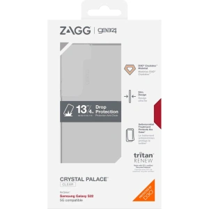 Hurtownia GSM - Etui GEAR4 Crystal Palace Antibacterial Samsung Galaxy S22+ Plus (przezroczysta) - GER135CL - {ean13} - Hurt