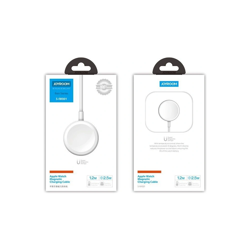 Hurtownia GSM - Nabíječka do Apple Watch Joyroom S-IW001S Magnetic Charging Cable 120cm Bílá - JYR082WHT - {ean13} - Hurt