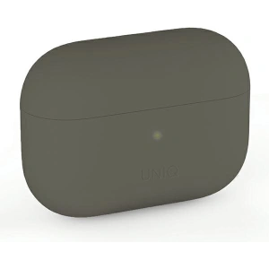 Etui UNIQ Lino Silicone Apple AirPods Pro szary/grey moss