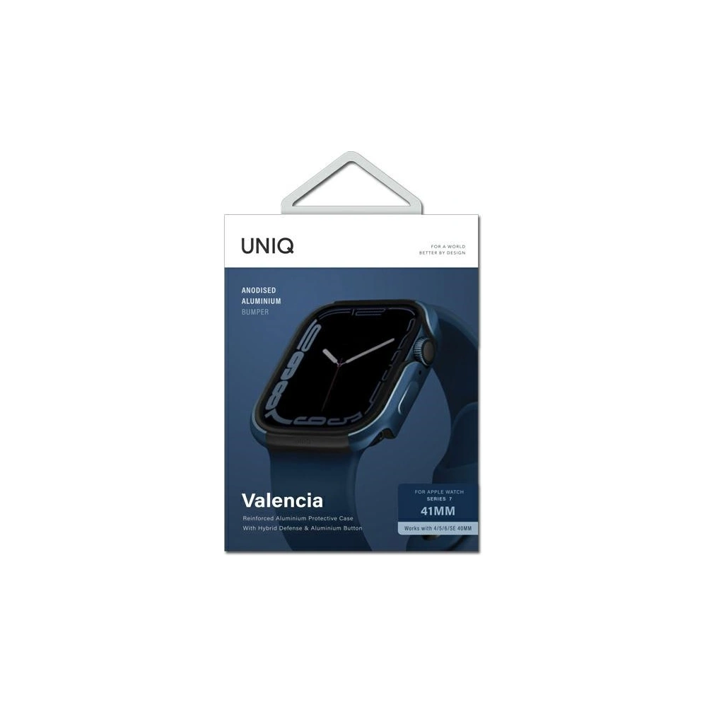Hurtownia GSM - Etui UNIQ Valencia Apple Watch 4/5/6/7/SE 40/41mm modrý/kobaltově modrý - UNIQ593COB - {ean13} - Hurt