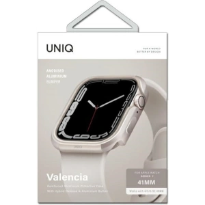 Etui UNIQ Valencia Apple Watch 4/5/6/7/SE 40/41mm starlight