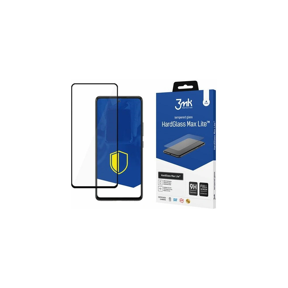 Hurtownia GSM - Szkło hartowane 3MK HardGlass Max Lite Samsung Galaxy A23 LTE czarne - 3MK2748BLK - {ean13} - Hurt