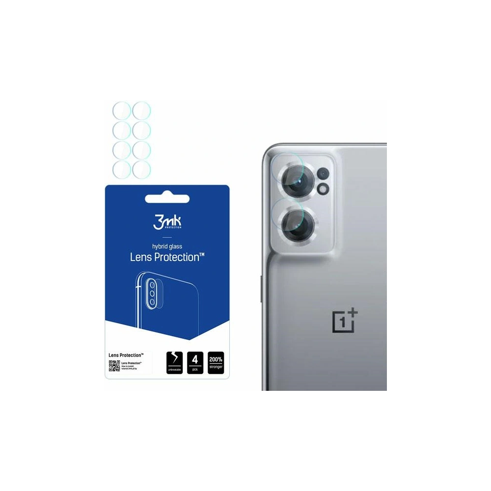 Hurtownia GSM - Hybridní sklo na objektiv fotoaparátu 3MK Lens Protection OnePlus Nord CE 2 5G [4 PACK] - 3MK2750 - {ean13} - Hurt