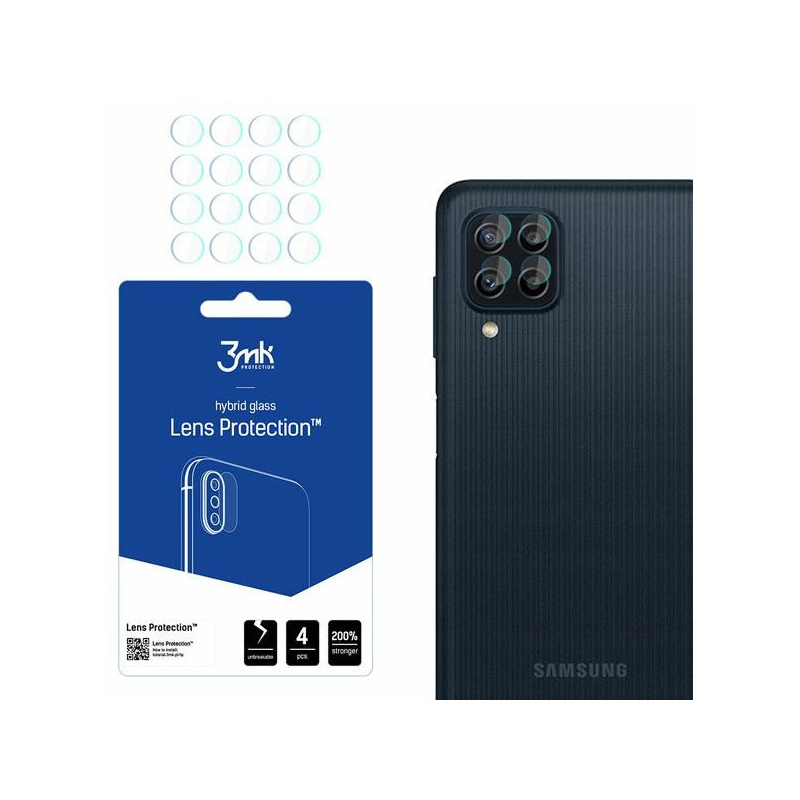 Hurtownia 3MK - 5903108462990 - 3MK2751 - Szkło hybrydowe na obiektyw aparatu 3MK Lens Protection Samsung Galaxy M22 [4 PACK] - B2B homescreen